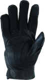 River Road Tucson Leather Perforated Gloves Black - Small - 094472