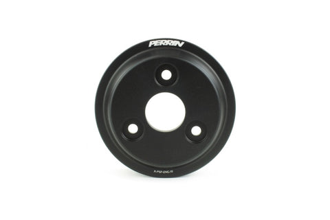 PERRIN 22-26 Subaru WRX / 21-25 Crosstrek / 20-25 LGT/OBXT/FXT Lightweight Water Pump Pulley - Black - PSP-ENG-112BK
