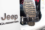Fishbone Offroad 2007+ Jeep Wrangler/Gladiator Steel - Black Foot Peg Set - FB21268