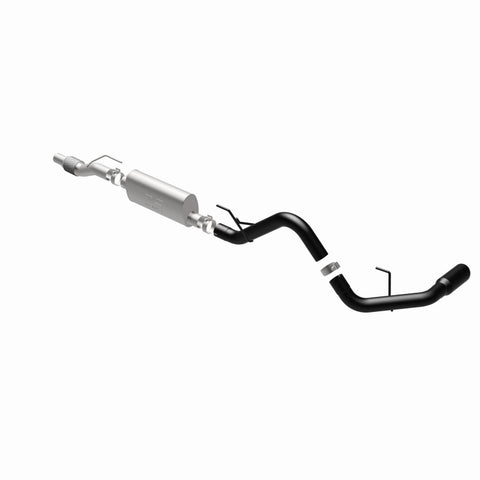 MagnaFlow SYS Cat-Back 11-14 Ford F-150 3.5L V6 EcoBoost 3in Black Single Side Exit Rear 3 Tip - 15364