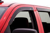 AVS 14-18 Chevy Silverado 1500 Ext. Cab Ventvisor Low Profile Window Deflectors 4pc - Matte Black - 774040