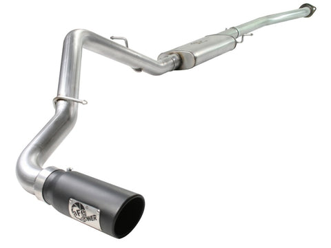 aFe MACHForce XP Exhaust SS-409 Cat-Back w/ 304SS Black Tip 04-07 GM Trucks 1500 V6/V8 - 49-44013-B