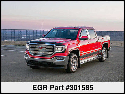 EGR 14+ GMC Sierra Superguard Hood Shield - Matte (301585) - 301585