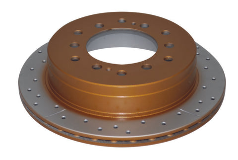 DBA 03-09 Lexus GX470 Rear Drilled & Slotted Street Series Rotor - 793X