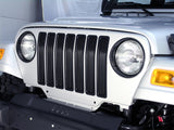 Rugged Ridge Billet Grille Inserts Black 97-06 Jeep Wrangler - 11401.03