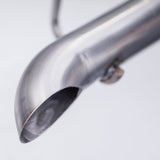 Stainless Works 2018+ Jeep Wrangler JL 304SS Factory Connect 2.5in Cat Back Dump Exhaust System - JPJLUCBD