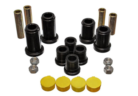Energy Suspension 98-99 Tahoe/Yukon/Denali / 98-95 K5 Blazer 4WD Black Front End C/A Bushing Set - 3.3180G