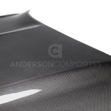 Anderson Composites 2015-2017 Ford Mustang Shelby GT350 Double Sided Carbon Fiber Hood - AC-HD15FDMU350-OE-DS