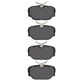 DFC 83-04 Saab 9000 Front/Rear 4000 Hybridynamic Brake Pads - 4000-0493-00
