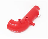 Torque Solution Turbo Inlet Hose Black: 02-07 Subaru WRX/04-18 STI/05-09 Legacy GT/04-13 FTX - Red - TS-SU-463RD