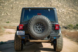DV8 Offroad 2018 Jeep Wrangler JL MTO Series Rear Bumper w/ Optional Tire Carrier - RBJL-13