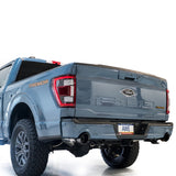 AWE Tuning 2021+ Ford F-150 Tremor (w/ Bumper Cutouts) 0FG Resonated Catback - Diamond Black Tips - 3015-33402
