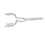 MagnaFlow Cat Back, SS, 3in, Street, Dual Split Polished 4.5in Tips 2015 Ford Mustang GT V8 5.0L - 19100