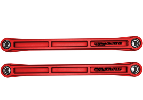 Camburg Ford Bronco 21-23 KINETIK Series Rear Billet Lower Trailing Arm Kit (Red) - CAM-120032-RED