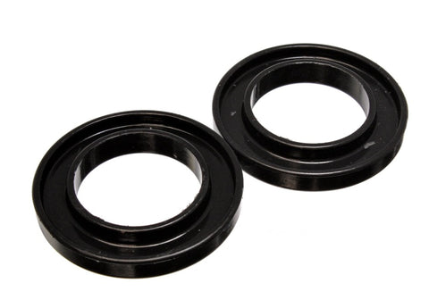Energy Suspension Universal 3-3/16in ID 5-1/4in OD 3/4in H Black Coil Spring Isolators (2 per set) - 9.6107G