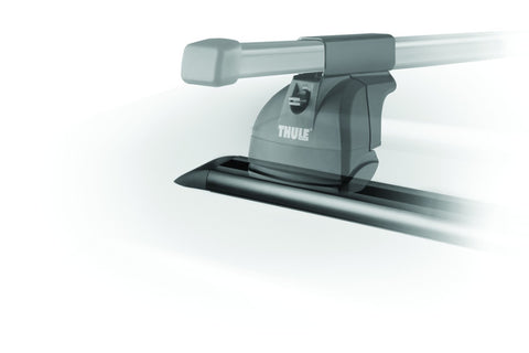 Thule Top Tracks Permanent Track for Thule Podium Feet 54in. (Drilling Req.) - Black - TP54