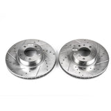 Power Stop 97-00 BMW 540i Front Evolution Drilled & Slotted Rotors - Pair - EBR421XPR