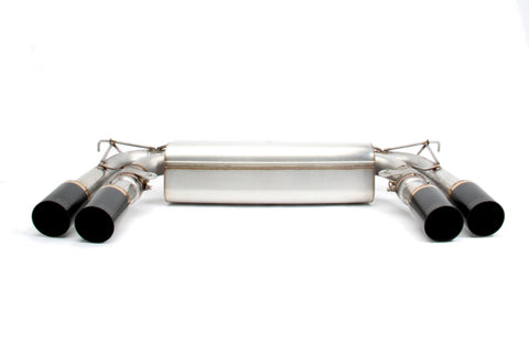 Dinan 15-19 BMW X5 M/X6 M (F85/F86) Free Flow Axleback Exhaust System - Black Tips - D660-0054A-BLK