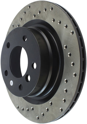 StopTech 06 BMW 325 Series / 07-09 BMW 328 Series Drilled Right Rear Rotor - 128.34078R