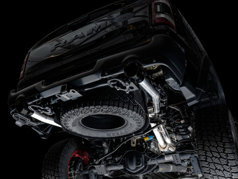 AWE Tuning 2021 RAM 1500 TRX 0FG Cat-Back Exhaust - Diamond Black Tips - 3015-33005