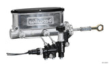 Wilwood HV Tandem M/C Kit w L/H Bracket & Prop Valve - 7/8in Bore Ball Burn.-W/Push - 261-13272-P