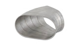 Vibrant 45 Degree Horizontal Plane Oval 304SS Pie Cuts Nominal Tube 3.50in - 13585