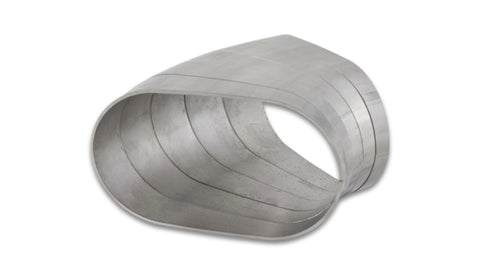 Vibrant 45 Degree Horizontal Plane Oval 304SS Pie Cuts Nominal Tube 3.50in - 13585