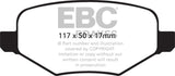 EBC 11-14 Ford Edge 2.0 Turbo Ultimax2 Rear Brake Pads - UD1377
