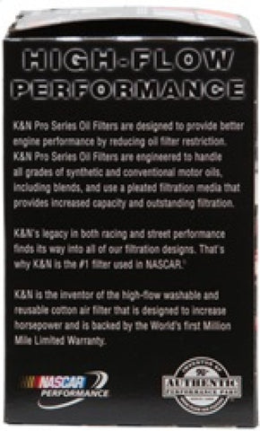 K&N Oil Filter for Ford/Lincoln/Mercury/Mazda/Chrysler/Dodge/Jeep/Jaguar 3in OD x 5.063in H - PS-2009