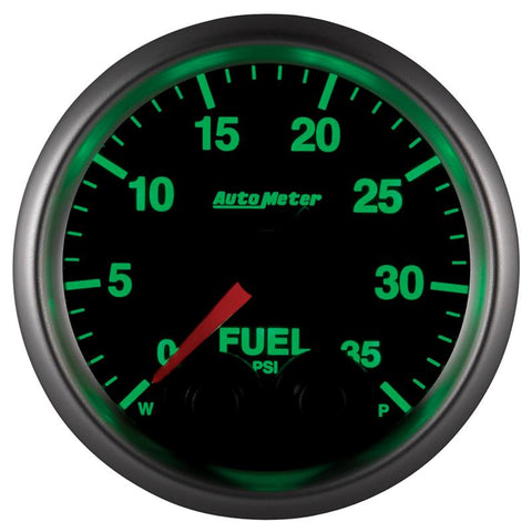Autometer Elite 2-1/16in 0-35 PSI Fuel Pressure Stepper Motor w/ Peak & Warn - 5661