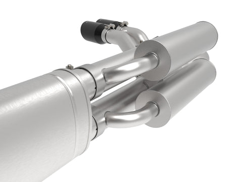 aFe Rebel Series 3in 409 SS Cat-Back Exhaust w/ Black Tips 17-20 Ford F-250/F350 V8 6.2L/7.3L - 49-43117-b