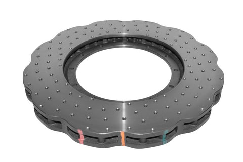 DBA 12-13 Volkswagen Golf R Front 5000 Series Drilled Replacement Ring - 52808.1WV2XD