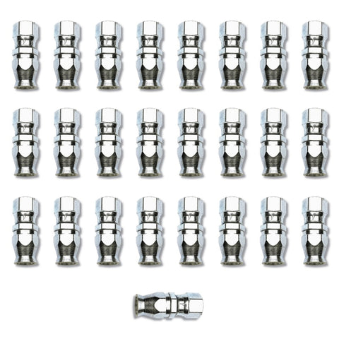 Russell Performance -10 AN Endura PowerFlex Power Steering Straight Hose Ends (25 pcs.) - 620509