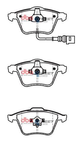 DBA 08-15 Audi TT Quattro Front Street Series Brake Pads - DB2210SS