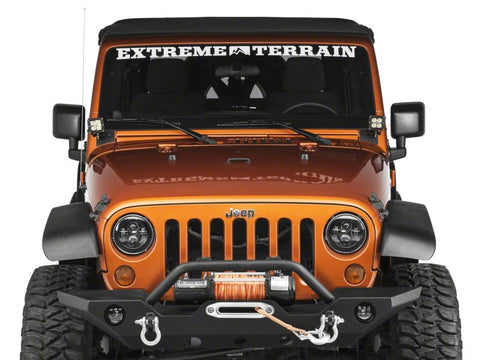 Raxiom 07-18 Jeep Wrangler JK Windshield Mounted Light Brackets - J106736
