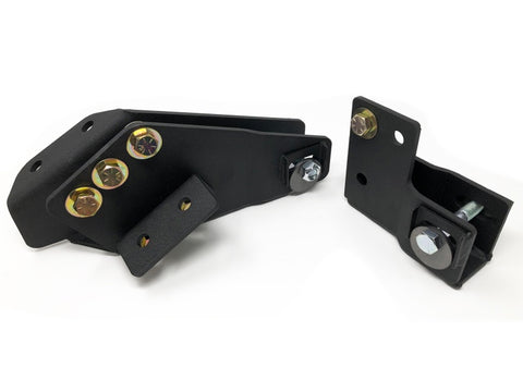 Tuff Country 80-96 Ford F-150 4wd (with 4in Front Lift Kit) Axle Pivot Drop Brackets Pair - 20844