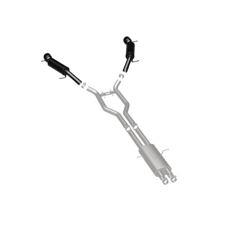 MagnaFlow Cat-Back 15-16 Land Rover Ranger Rover V6 SS 2.5in Dual Split Rear Exit 4.5in Black Tips - 19123