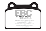 EBC 08-16 Mitsubishi Lancer Evo 10 2.0 Turbo (1 piece rotor) Bluestuff Rear Brake Pads - DP51985NDX