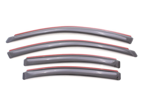 AVS 09-15 Nissan Maxima Ventvisor In-Channel Front & Rear Window Deflectors 4pc - Smoke - 194100