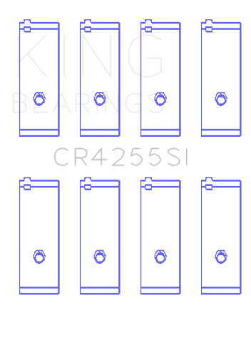 King Engine Bearings G.M.C. /Quard 4 1996/Up (Size +1.0mm) Connecting Rod Bearing Set - CR4255SI1.0
