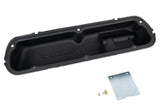 Ford Racing Logo Stamped Steel Black Satin Valve Covers Black Crinkle - 302-072