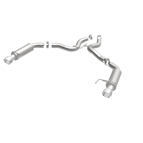 MagnaFlow Axle Back, SS, 3in, Competition, Dual Split Polished 4.5in Tip 2015 Ford Mustang GT V8 5.0 - 19103