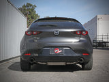 aFe 19-22 Mazda 3 L4 2.5L Takeda 3in to 2-1/2in 304 SS Axle-Back Exhaust w/ Carbon Fiber Tip - 49-37023-C