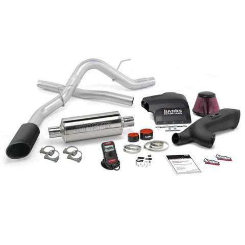 Banks Power 11-14 Ford F-150 3.5L EcoBoost Stinger System - SS Single Exhaust w/ Black Tip - 48494-B