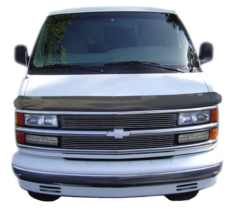 AVS 96-02 Chevy Express 1500 High Profile Bugflector II Hood Shield - Smoke - 25918