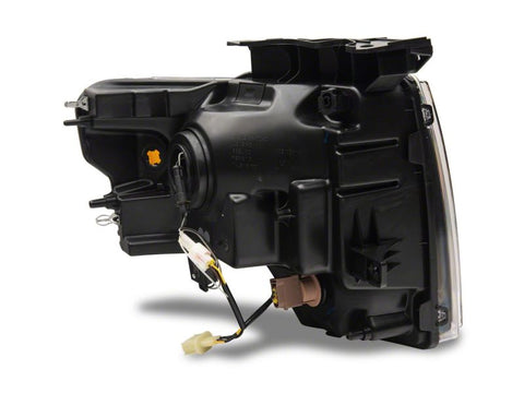 Raxiom 09-14 Ford F-150 Axial Series Headlights w/ LED Bar- Blk Housing (Clear Lens) - T566367