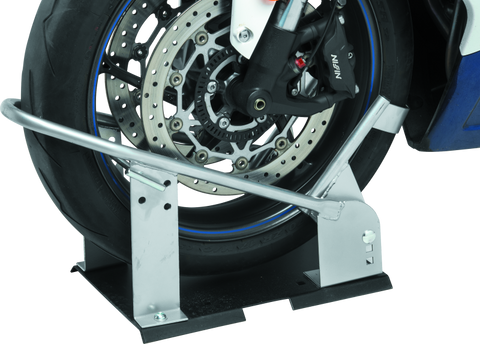 BikeMaster Heavy Duty Wheel Chock - Silver - 152453