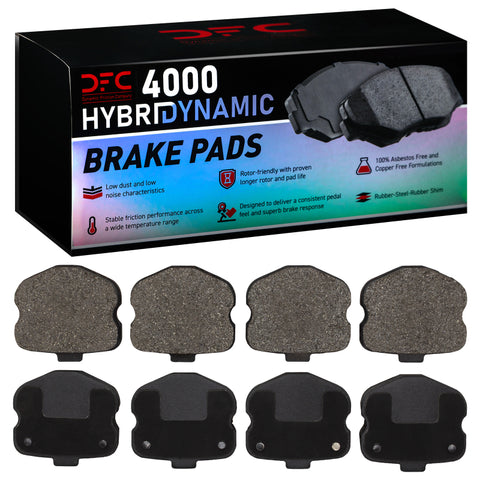 DFC 06-13 Chevrolet Corvette Rear 4000 Hybridynamic Brake Pads - 4000-1185-10