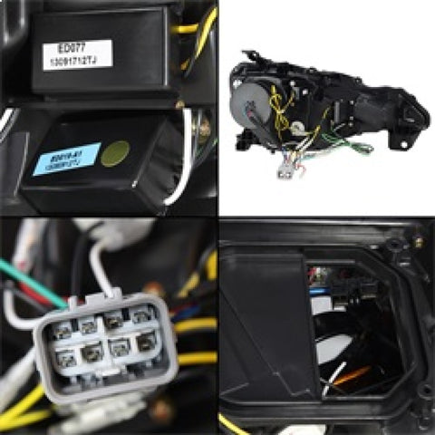 Spyder Subaru BRZ 12-14 Projector Headlights- DRL LED Black PRO-YD-SUBRZ12-BK - 5075475