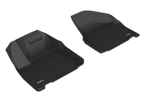 3D MAXpider 2017-2020 Chrysler Pacifica/Voyager Kagu 1st Row Floormat - Black - L1CY00511509